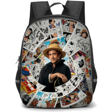 One Piece Netflix Shanks Backpack School Bag StudentPack - Shanks Manga Panel Collage Poster
