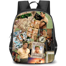 One Piece Netflix Roronoa Zoro Backpack School Bag StudentPack - Roronoa Zoro Wanted Poster Collage Poster