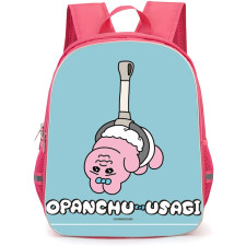 Opanchu Usagi Backpack StudentPack - Opanchu Usagi Hanging Illustration Art On Sky Blue Background