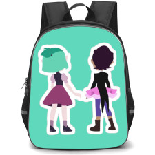 The Owl House Backpack Student Pack - Amity And Luz Back Portrait Sticker