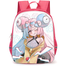 Pokemon Iono Backpack School Bag StudentPack - Pokemon Iono Drawing Portrait On White Background