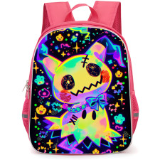 Pokemon Mimikyu Backpack School Bag StudentPack - Pokemon Mimikyu Trippy Style Art Poster