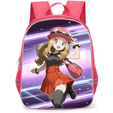 Pokemon Serena Backpack School Bag StudentPack - Pokemon Serena Anime Portrait Illustration Art Poster