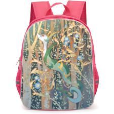 Pokemon Serperior Backpack School Bag StudentPack - Pokemon Serperior Trading Card Game Art Poster