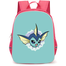 Pokemon Vaporeon Backpack StudentPack - Vaporeon Face Minimalist Art