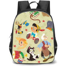 Pinocchio Backpack StudentPack - Characters Collage Cartoon Art