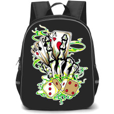Poker Backpack Student Pack - Casino Flying Dice 3D