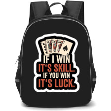 Poker Backpack Student Pack - Gold Card Symbols