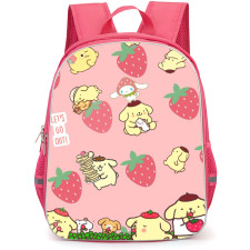 Pompompurin Sanrio Backpack School Bag StudentPack - Pompompurin Sanrio Lets Go Out Collage Poster