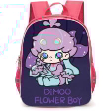 Pop Mart Dimoo Backpack StudentPack - Dimoo Flower Boy Portrait