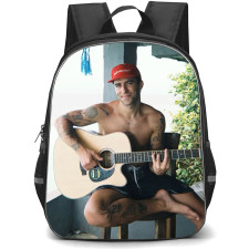Alvaro De Luna Backpack School Bag StudentPack - Alvaro De Luna Shirtless Playing Guitar Poster