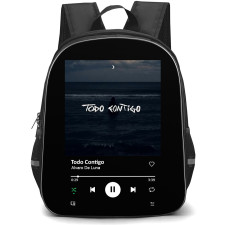 Alvaro De Luna Backpack School Bag StudentPack - Alvaro De Luna Todo Contigo Song Spotify Library Poster