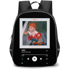 Alvaro De Luna Backpack School Bag StudentPack - Alvaro De Luna UNO Album Spotify Library Poster