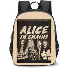 Alice in Chains Backpack School Bag StudentPack - Band Members Fierce Vintage Series Poster