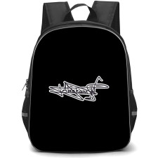 Abraham Mateo Backpack School Bag StudentPack - Abraham Mateo Black Signature Logo