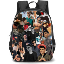 Abraham Mateo Backpack School Bag StudentPack - Abraham Mateo Side Portrait Collage