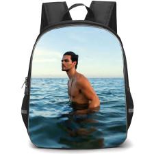 Abraham Mateo Backpack School Bag StudentPack - Abraham Mateo Side Portrait Sea Background