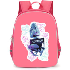 Addison Rae Backpack School Bag StudentPack - Addison Rae Scribbles Sticker Art
