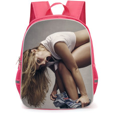 Addison Rae Backpack School Bag StudentPack - Addison Rae Shocked Expression Side Portrait