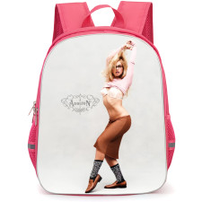 Addison Rae Backpack School Bag StudentPack - Addison Rae Stretching Arms Pose W Magazine