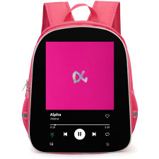 Aitana Backpack School Bag StudentPack - Aitana Pink Logo Alpha Album Cover