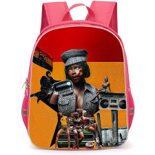Amaarae Backpack School Bag StudentPack - Amaarae Digital Collage Poster By Joykicks Lab