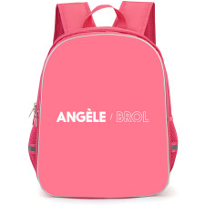 Angele Backpack School Bag StudentPack - Angele Brol Logo Sticker