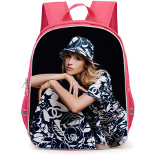 Angele Backpack School Bag StudentPack - Angele Chanels Coco Beach 2021 Campaign Photoshoot Poster