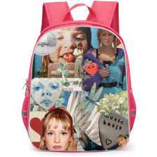 Angele Backpack School Bag StudentPack - Angele Music Heals Guitar Pick Collage Poster