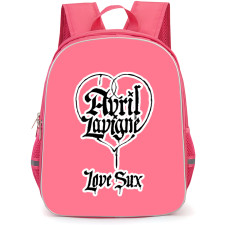 Avril Lavigne Backpack School Bag StudentPack - Avril Lavigne Love Sux Logo