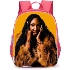 Aya Nakamura Backpack School Bag StudentPack - Aya Nakamura Portrait Orange Background Billboard France Magazine Cover