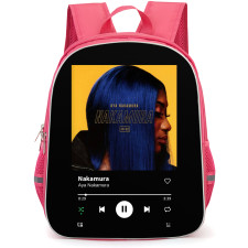 Aya Nakamura Backpack School Bag StudentPack - Aya Nakamura Side Portrait Yellow Background Nakamura Album Cover