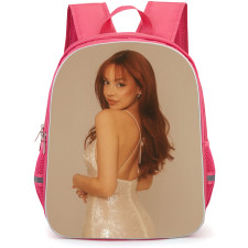 Ayliva Backpack School Bag StudentPack - Ayliva In Silver Outfit Look Back Poster
