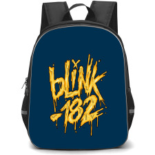 Blink-182 Backpack School Bag StudentPack - Paint Dripping Logo Illustration