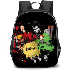Blink-182 Backpack School Bag StudentPack - Paint Splash Portrait Band Poster