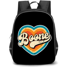 Benson Boone Backpack School Bag StudentPack - Benson Boone Blue Orange Heart Logo