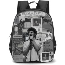 Benson Boone Backpack School Bag StudentPack - Benson Boone Collage Albums Background