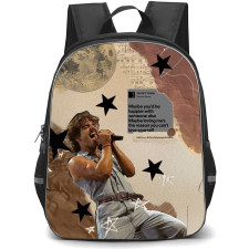 Benson Boone Backpack School Bag StudentPack - Benson Boone Collage Lyrics Background