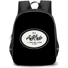 BTS Backpack School Bag StudentPack - BTS Arirang World Tour Acrylic Pins Badges Sticker
