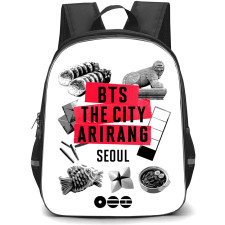 BTS Backpack School Bag StudentPack - BTS Arirang World Tour Seoul City Poster