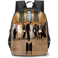 BTS Backpack School Bag StudentPack - BTS Group In Central Station Poster
