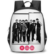 BTS Backpack School Bag StudentPack - BTS Group Grayscale Poster