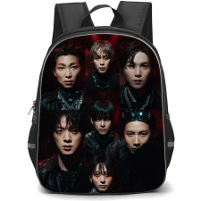 BTS Backpack School Bag StudentPack - BTS Hooligan Music Video Poster