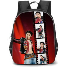 BTS J-Hope Backpack School Bag StudentPack - J-Hope Performs Film Roll Collage Poster