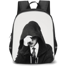 BTS JIMIN Backpack School Bag StudentPack - JIMIN Minimal Monochrome Portrait Poster