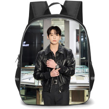 BTS Jung Kook Backpack School Bag StudentPack - Jung Kook Hublot Commercial Luxury Portrait Poster