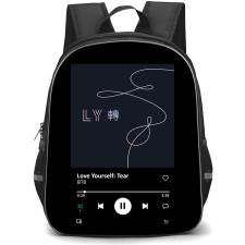 BTS Backpack School Bag StudentPack - BTS Love Yourself Answer Album Dark Aesthetic Cover Poster