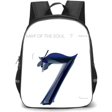 BTS Backpack School Bag StudentPack - BTS Map Of The Soul 7 Version 02 Album Cover Poster
