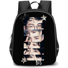 BTS Backpack School Bag StudentPack - BTS Members Eyes Collage Poster