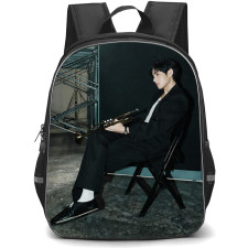 BTS V Backpack School Bag StudentPack - V Sitting GQ Magazine Cover Poster